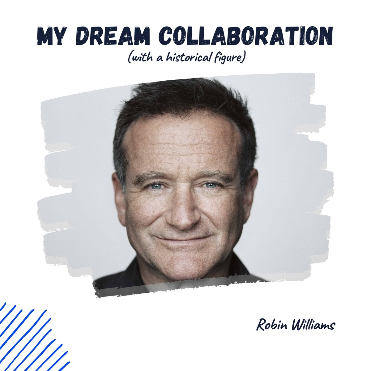 Lastbenchtweets's tweet photo. #oneyearoflastbench It’s no surprise that his dream collaboration with a historical figure is a three-act play with the legendary Robin Williams. [3/3] https://t.co/Y6fid0T4nZ