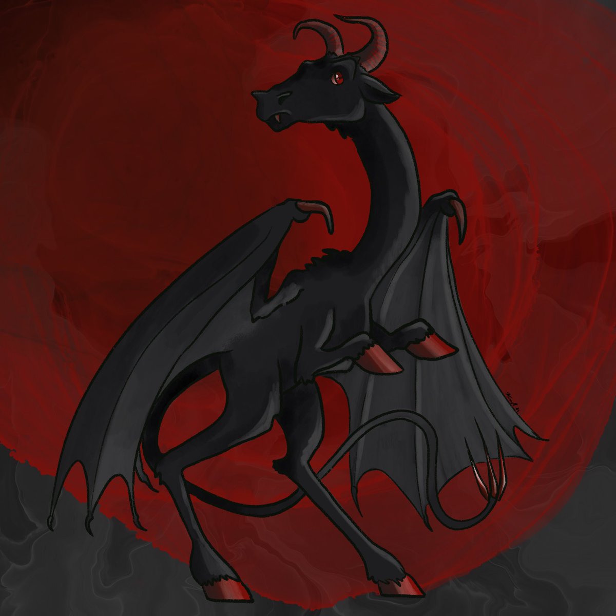 LizTheFrizzzz's tweet photo. J is for Jersey Devil
Said to lurk in the Pine Barrens of South Jersey, this cryptid was first mentioned in 1735, being the 13th (cursed) child born to Mother Leeds.
Artwork (c) Lizzie Cavanagh
#jerseydevil #cryptid #cryptidsofnorthamerica #cryptidalphabet #illustration https://t.co/n03pbwdK9M