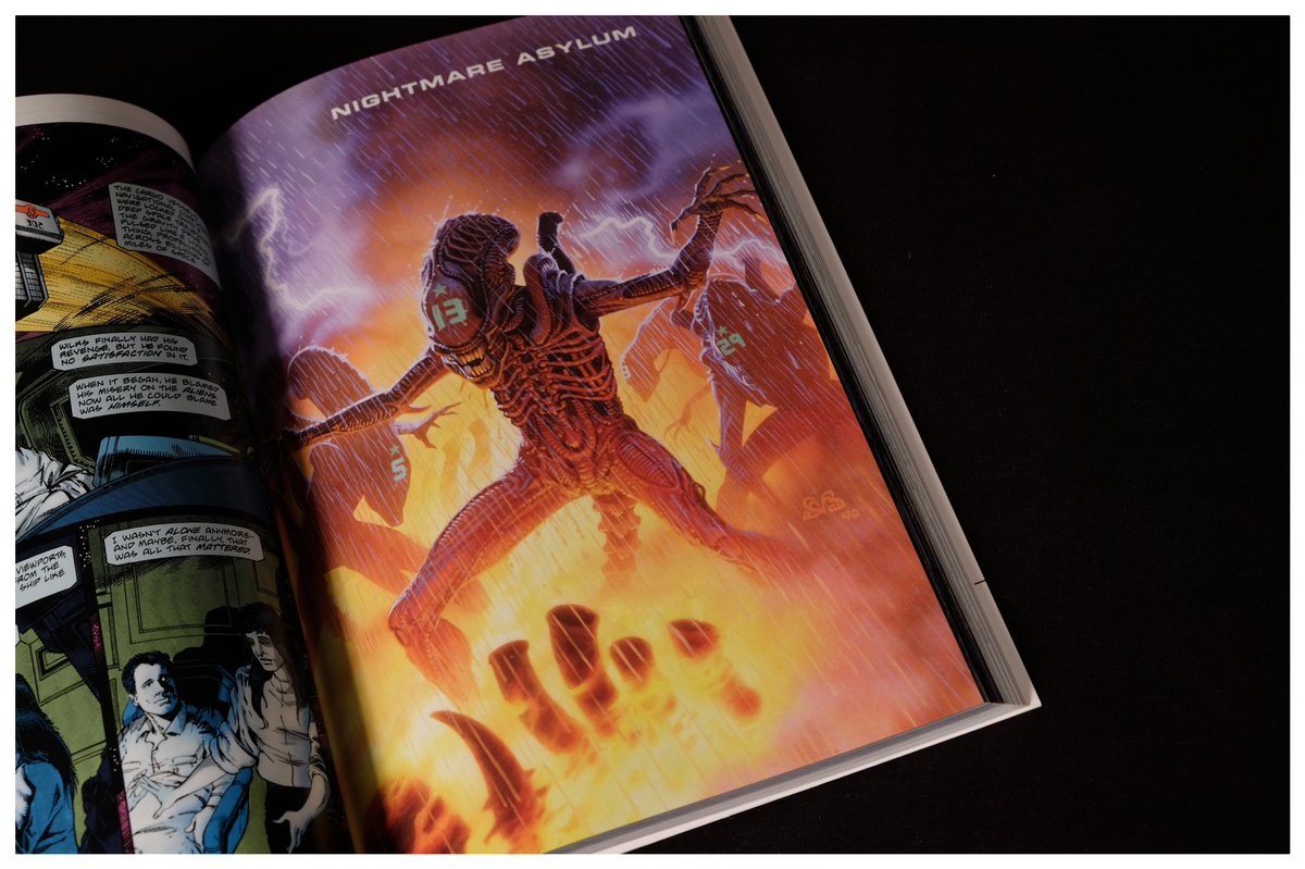 P1NK8CIDBOOTS's tweet photo. Been rereading this collection,
#aliensomnibusvol1 and some mixed opinions on this one.
#Alien #Aliens #aliensoutbreak #aliensnightmareasylum #aliensfemalewar #xenomorph https://t.co/aVsDNj64wk
