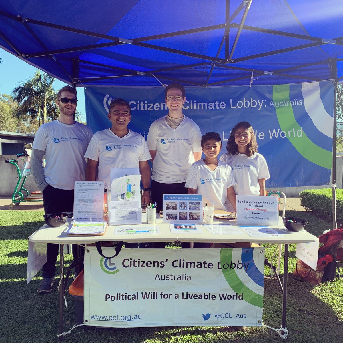 CCLBennelong's tweet photo. .@cclbennelong had a great day tabling at the @edengardensclub Green Film Festival &amp; Sustainability Markets. Many locals wrote a postcard to their MP demanding their Climate Dividend and a commitment to Net Zero Emissions.

#GrassrootsClimate #AusClimateDividend #ClimateActNow https://t.co/PmLjWXzTpD