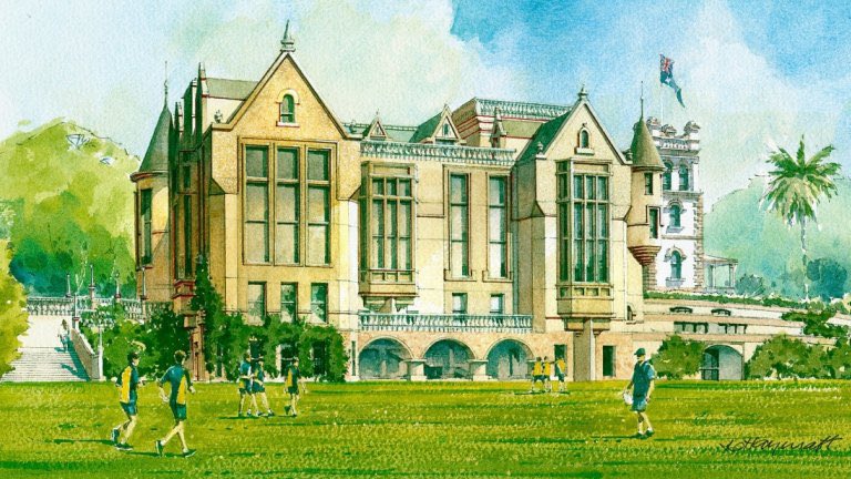 What about the time Scots penned a $29 million plan to do up their library in “Scottish Baronial architectural style".Is that what you do for your public school library?