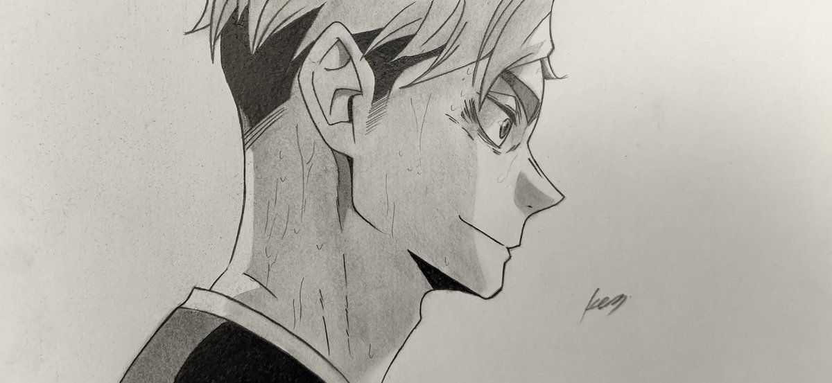 تويتر Ke 3 على تويتر イラスト集 セッター 影山飛雄 及川徹 宮侑 赤葦京治 シャーペン画 模写 ハイキュー T Co Mqjgloiefx