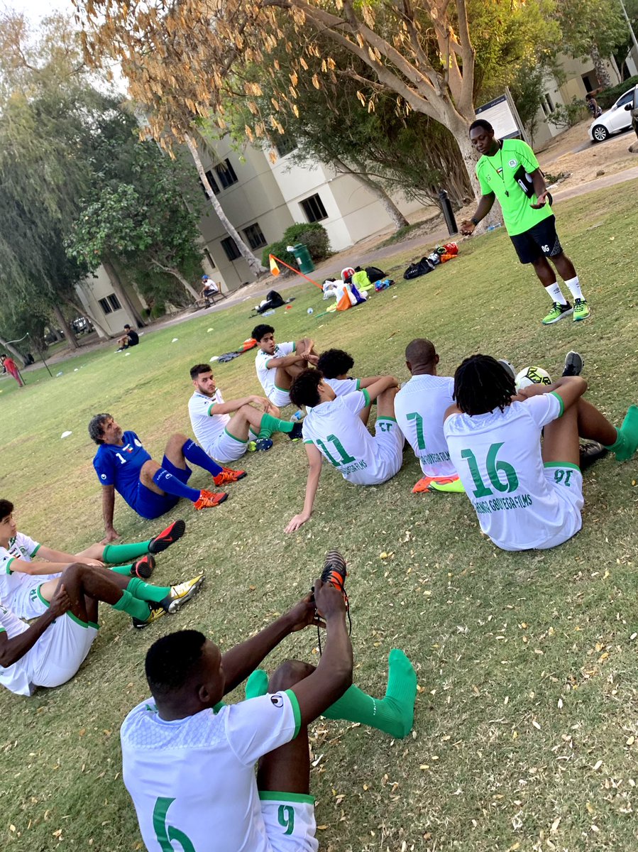 G_coachtee's tweet photo. Great day in office with the guys yesterday.
Now, we set our eyes on the start of the league season - can’t wait!
#Football #Dubai #UAE #DAFL @coach_You5uf @DGardensUnited 🟢 https://t.co/JUUDCCVlh4