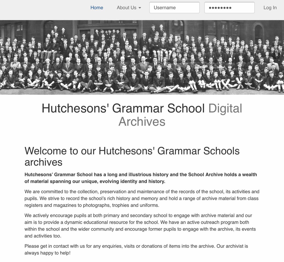 HGSArchives's tweet photo. Day 10 of #Archive30 is #DigitalArchives We have a digital archive which we hope to make available to access to our current and former pupils. It is an invaluable resource to our archivist who uses it daily to answer enquiries that come into the archive #HutchieHistory https://t.co/CnbefGBpbY