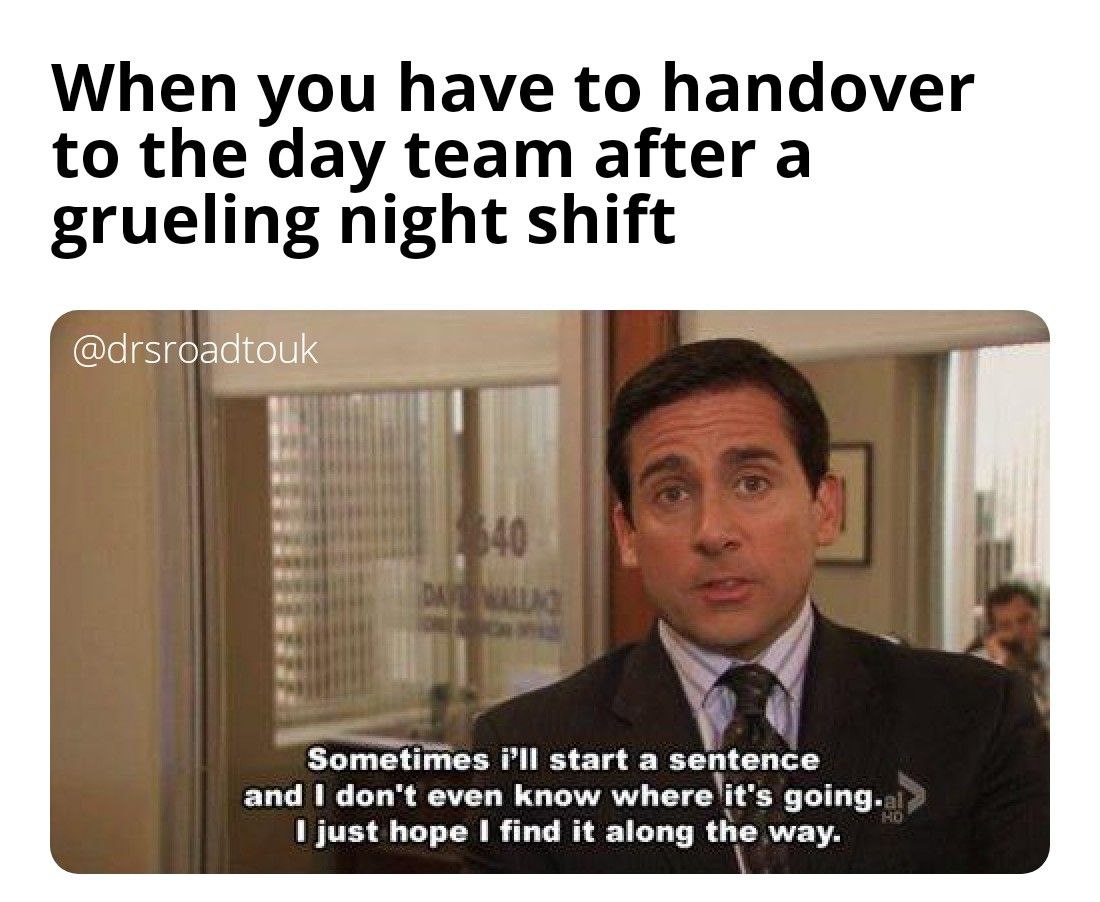 drsroadtoUK's tweet photo. Post night shift got us like π΄π΄
#medicalmemes #medtwitter #imgsinuk #roadtouk https://t.co/rw53Ny2W4D