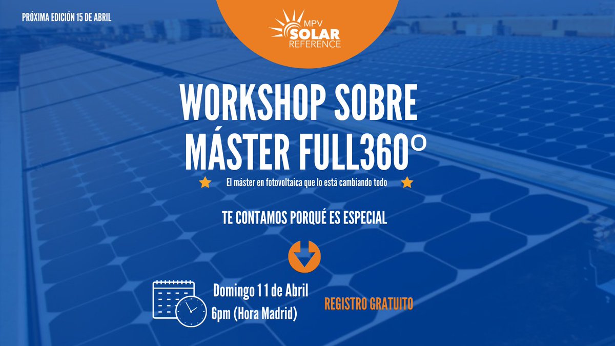 🤔Si estás pensando en unirte a nuestra familia de #MPVs y tienes dudas sobre el máster full360º... Queremos invitarte a despejarlas en nuestro WORKSHOP de mañana

Seguro que te llevas alguna sorpresita 🎁

¿Te animas? Regístrate pinchando aquí 👉 ow.ly/3lJC50Eljey