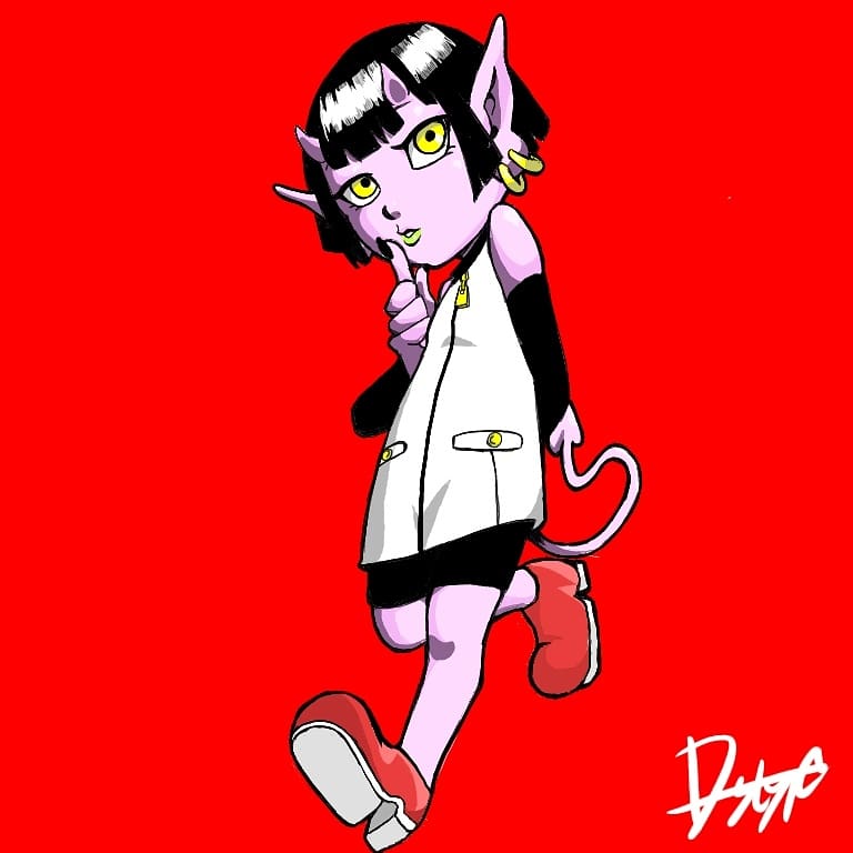 Dstyle22399117's tweet photo. こんな感じでオリジナルのキャラクターを描いてます✍️
#dスタイル
#オリジナルイラスト 
#イラスト  #悪魔  #devil   #オリキャラ #絵描きさんと繋がりたい #イラスト好きな人と繋がりたい　#illustration #ibispaint
 #illustration #絵 #イラストレーター   #らくがき #illust #お絵描き #drawing https://t.co/RAtDQYHb5s