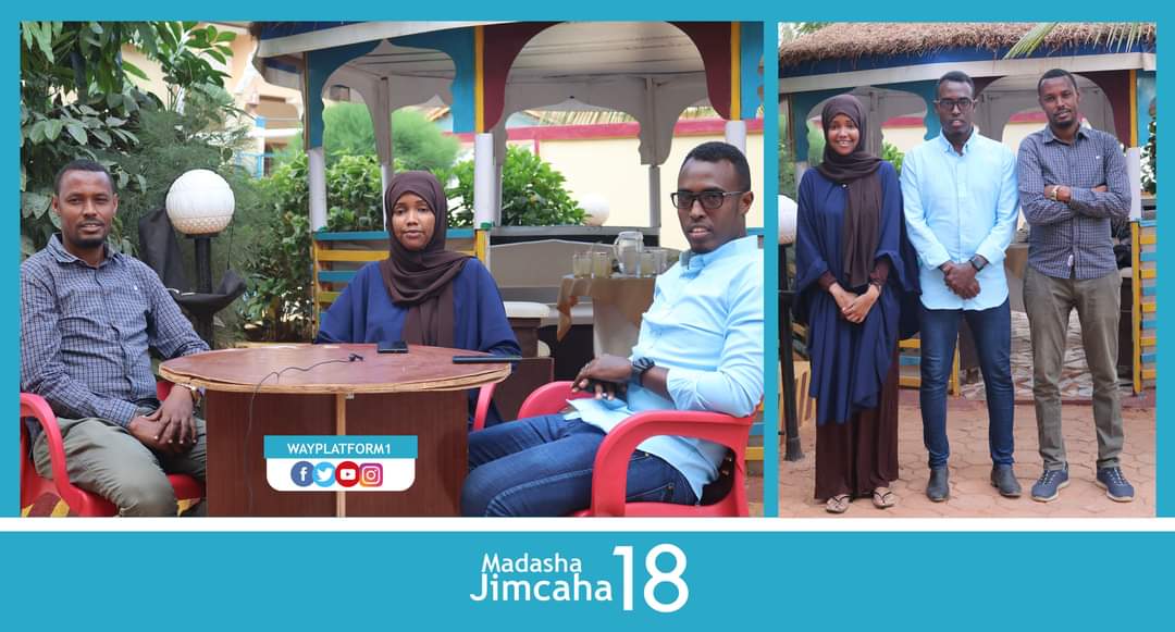 Wayplatform1's tweet photo. Madasha Jimcaha 18
 "Cuduro bulshada si wayn ugu dhex baahay , asbaahaba , la tacaalidda iyo talooyin " 
Martida :  
 - DrMohamed Omar Faqih  - Ustaad Mohamed Abdirahman 
Xiriirye : Fatema Armiye https://t.co/L9S9o2JRhs
