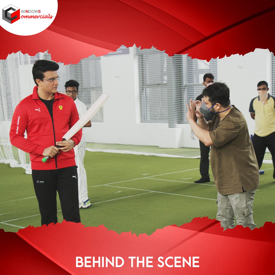 WPCommercial's tweet photo. পরিচালকের চোখে মহারাজ

#Throwback
#AdShoot
#FortuneSoyaBadi 
@SGanguly99  @nanditawindows  @shibumukherjee https://t.co/TPVmPVDhzi