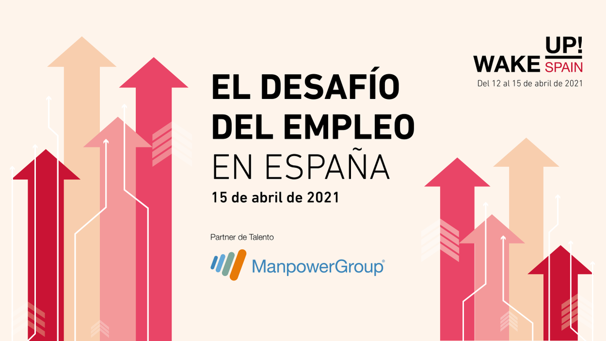 . <a href="/ManpowerGroupES/">@ManpowerGroupES</a> es partner de Talento del foro económico Wake Up! Spain que tendrá lugar entre los días 12 y 15 de abril en Madrid y que reunirá a más de 120 representantes políticos, institucionales, empresariales y sociales de primer nivel.
ow.ly/GM8q50EljKe