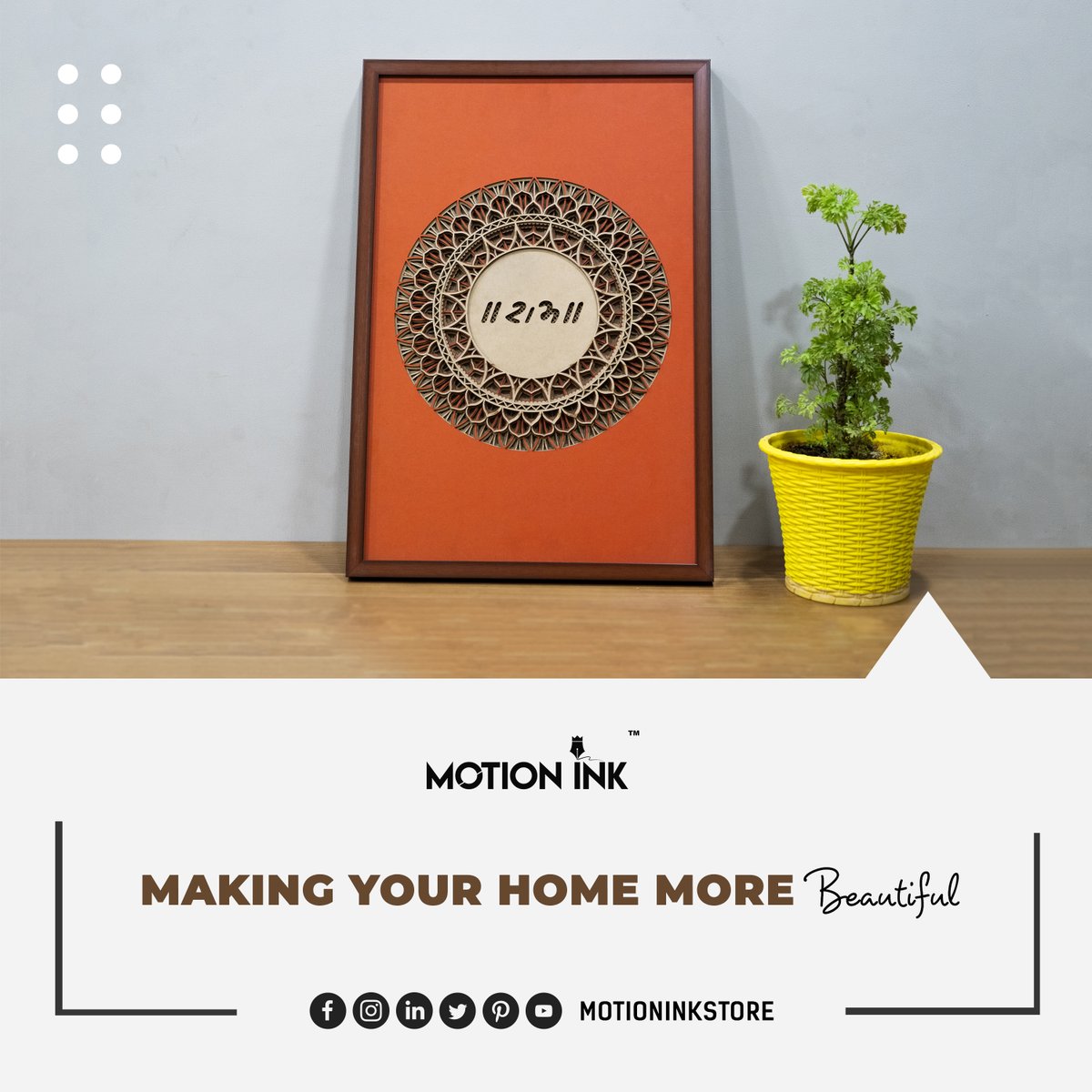 motioninkstore's tweet photo. The meaning of the word mandala in Sanskrit is circle. The mandala also represents spiritual journey within the individual viewer This Mandala Helps Acquire Beauty, Love, Passion, Hope and Compassion. This is a high-quality product that you can use as a home decoration item. https://t.co/QZZFIaTCwv
