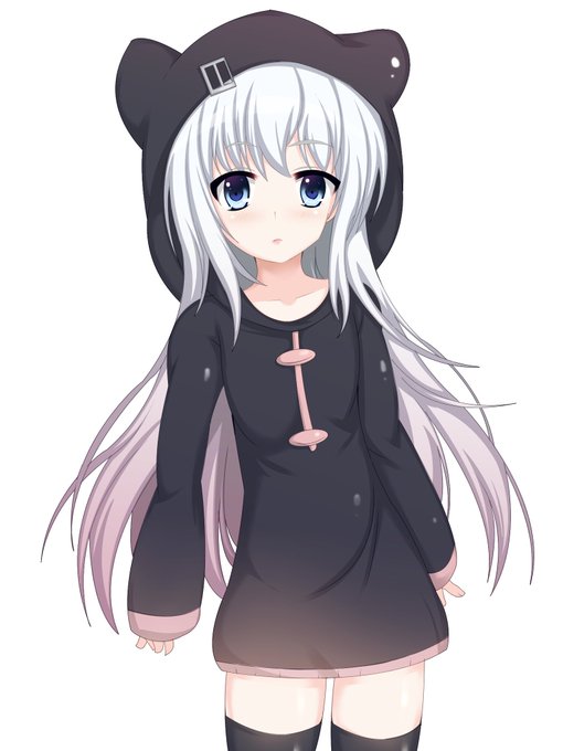 #艦これ #響 
響ちゃんと黒髪ちゃん 