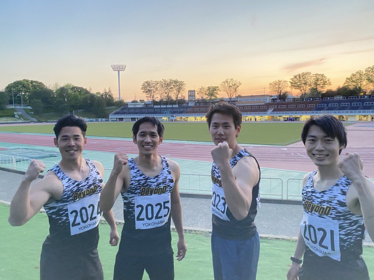 BeyonD24587019's tweet photo. 【横浜市民】
4×100mR  
岩見-和田-坂内-金子
予選　42"95  組1着　
決勝　43"46  3位

200m   和田　22"73(+1.0)  組1着 https://t.co/mMheWgSXeT