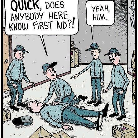 Yep, this about sums it up. 
#stayready #cprsaveslives #cardiac_arrest #cprwrap