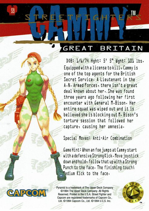 VideoGameArt&Tidbits on X: Ultra Street Fighter IV - Cammy