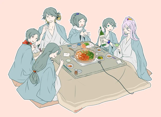 よく食べよく眠りよく飲んで楽しんでるよ
#人間くさい刀剣男士が見られるタグ 