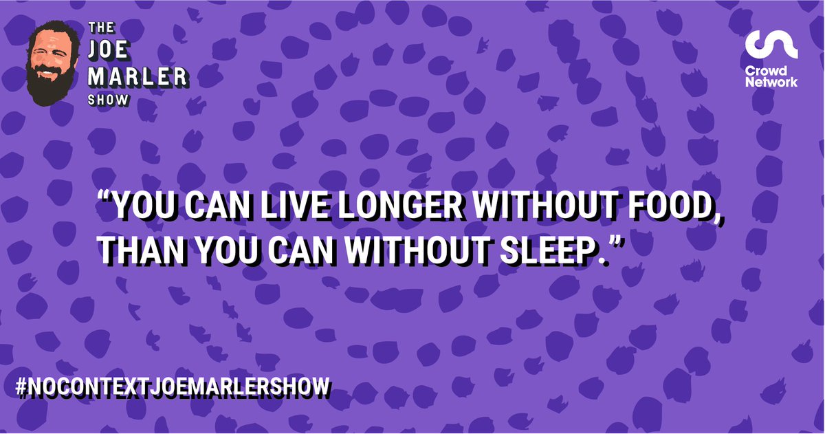ThingsPeoplePod's tweet photo. The Joe Marler Show... educating the nation. Thanks for bring us up to speed on all things sleep, insomnia and... sexsomnia @thesleepgeek 👀😴💤 #GrowTheShow #NoContextJoeMarlerShow https://t.co/ngL9vJQGQm