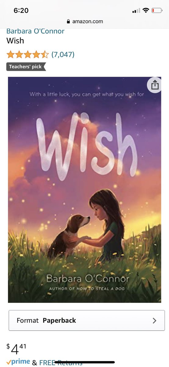 Would like to get 16 of these 📖 for my students for end of year! Anyone want to help? Currently under $5 ❤️❤️❤️#clearthelist #endofschoolyear #teachertwitter #wish @barbaraoconnor amzn.to/322GkBY