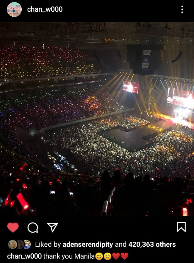 rainbow ocean at iKON's concert for the lgbt community