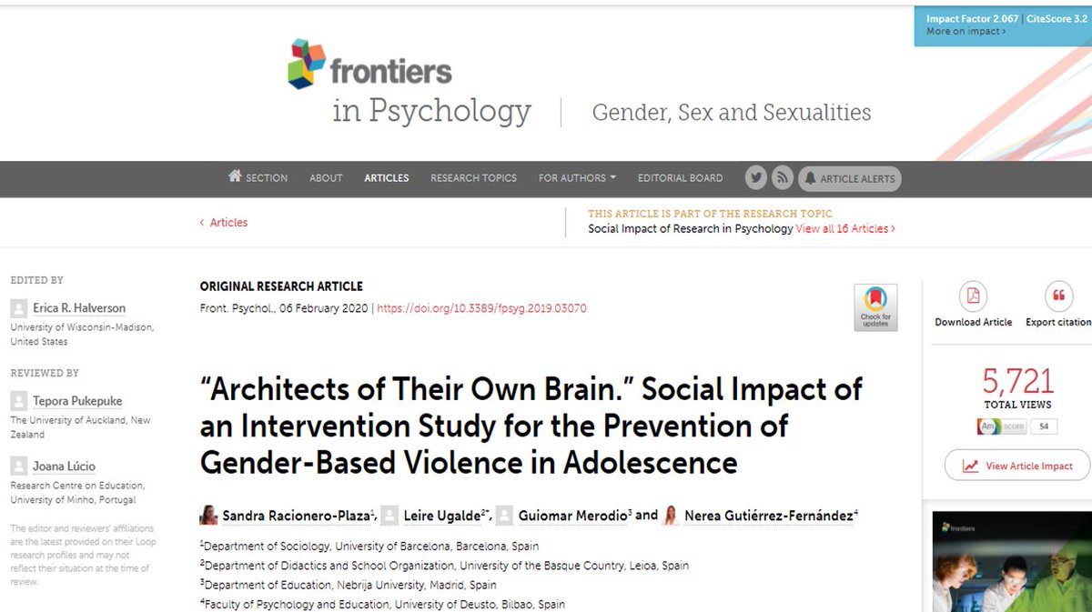 Concluida la #JornadaFinalMemo4love empezamos la Tertulia Científica Dialógica sobre el artículo científico publicado en la revista top <a href="/FrontPsychol/">Frontiers - Psychology</a>   frontiersin.org/articles/10.33…