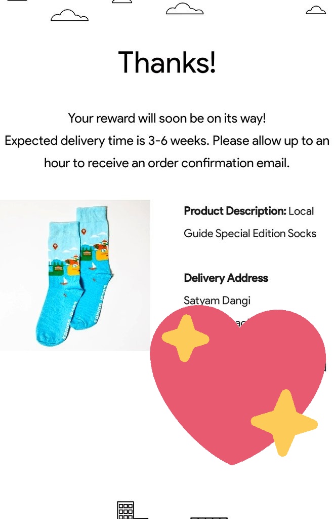 satyamdangi9's tweet image. Thanks @Google for this. This means a lot ❤️ #local_guide