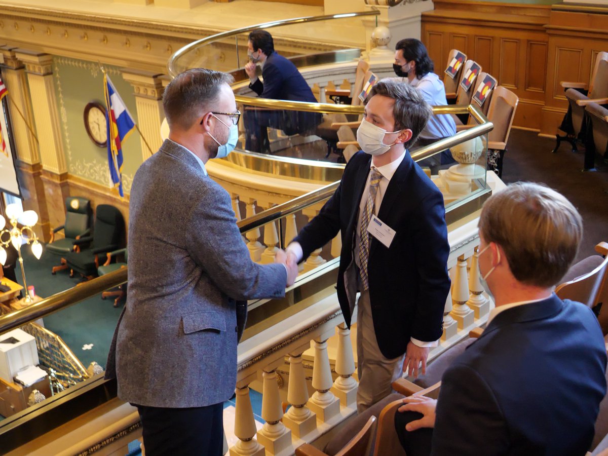CentennialCCU's tweet photo. Friday was Colorado Christian University's annual Day at the Capitol. Students had a chance to meet with legislators, watch legislative process, and discuss policy concerns including the sanctity of life, traditional family values, quality education, religious freedom, and more. https://t.co/mffXsR4lS6