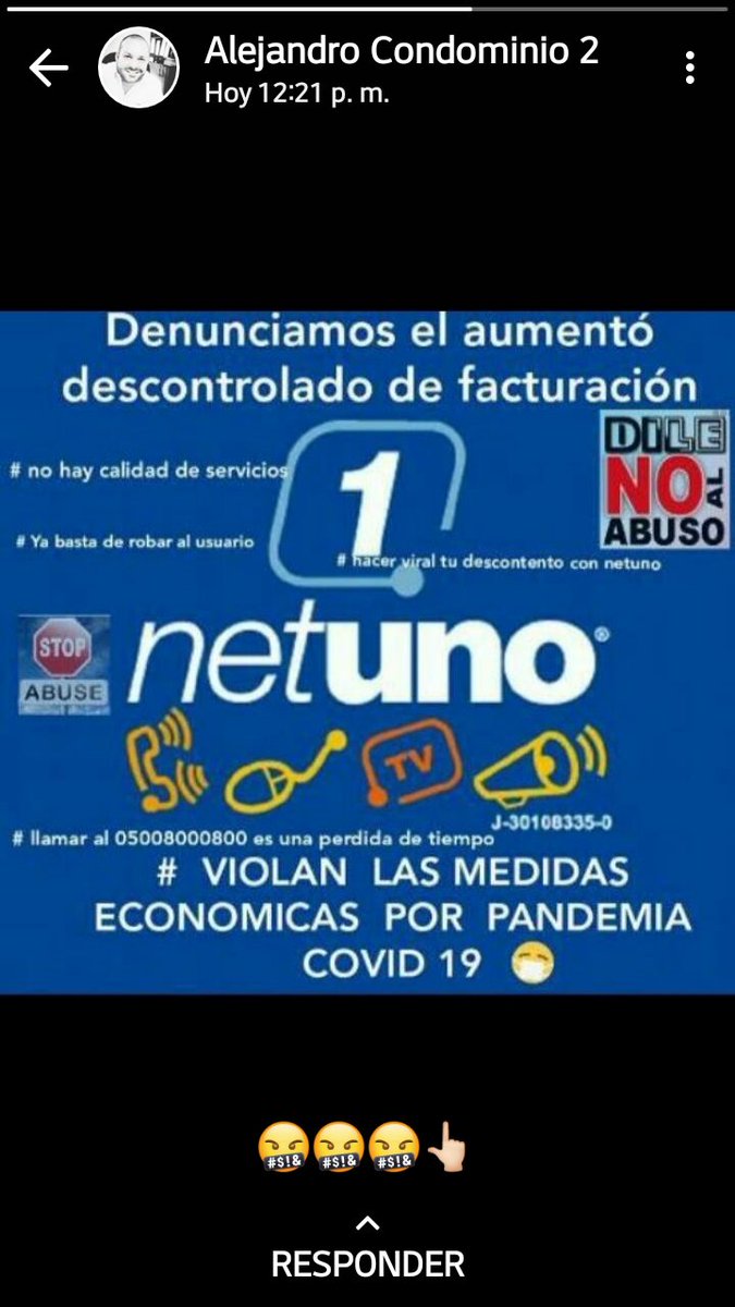 adadelvalle_63's tweet photo. Otro día más sin Internet de @NetUnoOficial ! Considero que ya no deberían cobrar o cobrar la mitad de la mensualidad para resarcir el daño económico que nos causan! Necesitamos el Internet para trabajar, no para jugar, abusadores! https://t.co/T7fVbFpzGL