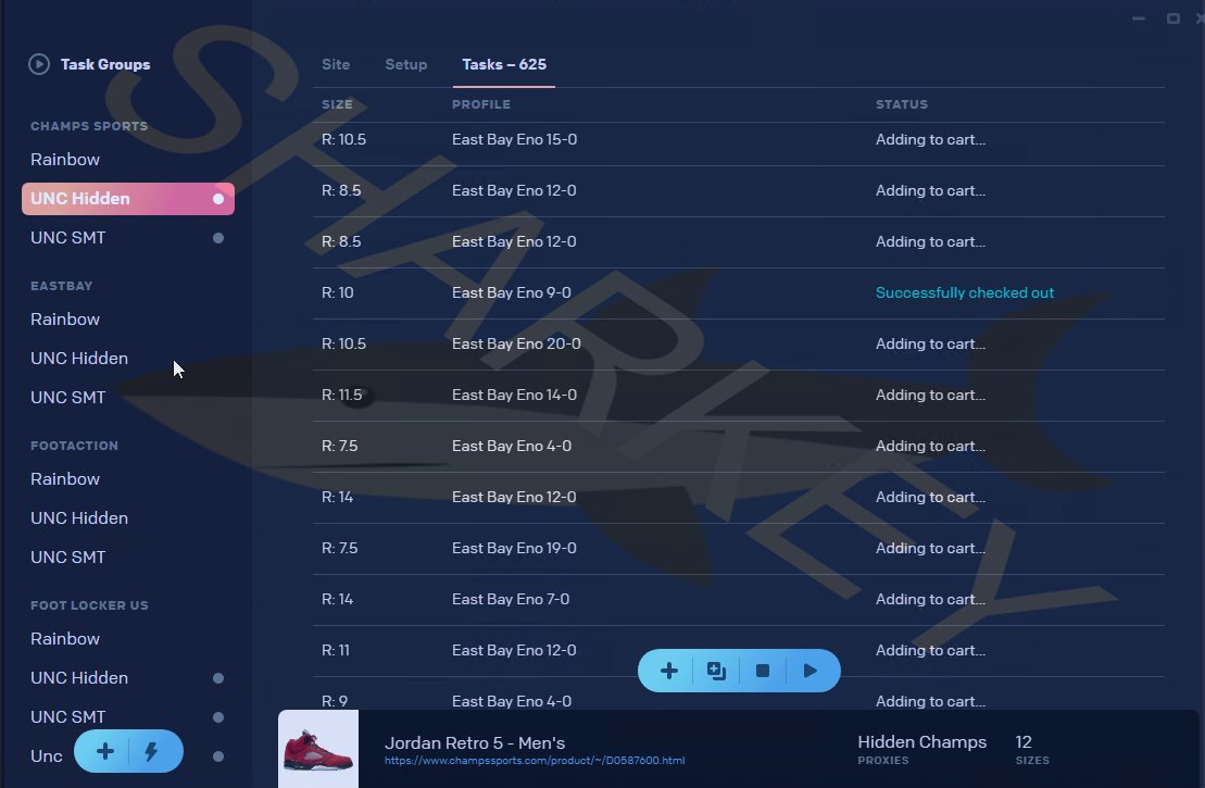 SharkeyCooks's tweet image. Group:@onlyfnf 
Bot:@whatbotsuccess 
Proxy:@ahiddenproxy 
Gmail:@SammyGmails 
Thanks @ahiddenproxy for being the only proxy to pickup for me today on a tough drop