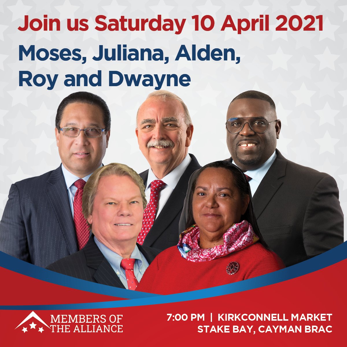 Join us this evening LIVE on my Facebook page from 7pm to hear from YOUR candidates. This April 14th vote Progressives for a stronger, safer future for all Caymanians. #VoteAldenMcLaughlin #StrongerSaferFuture #NowThatsProgressive