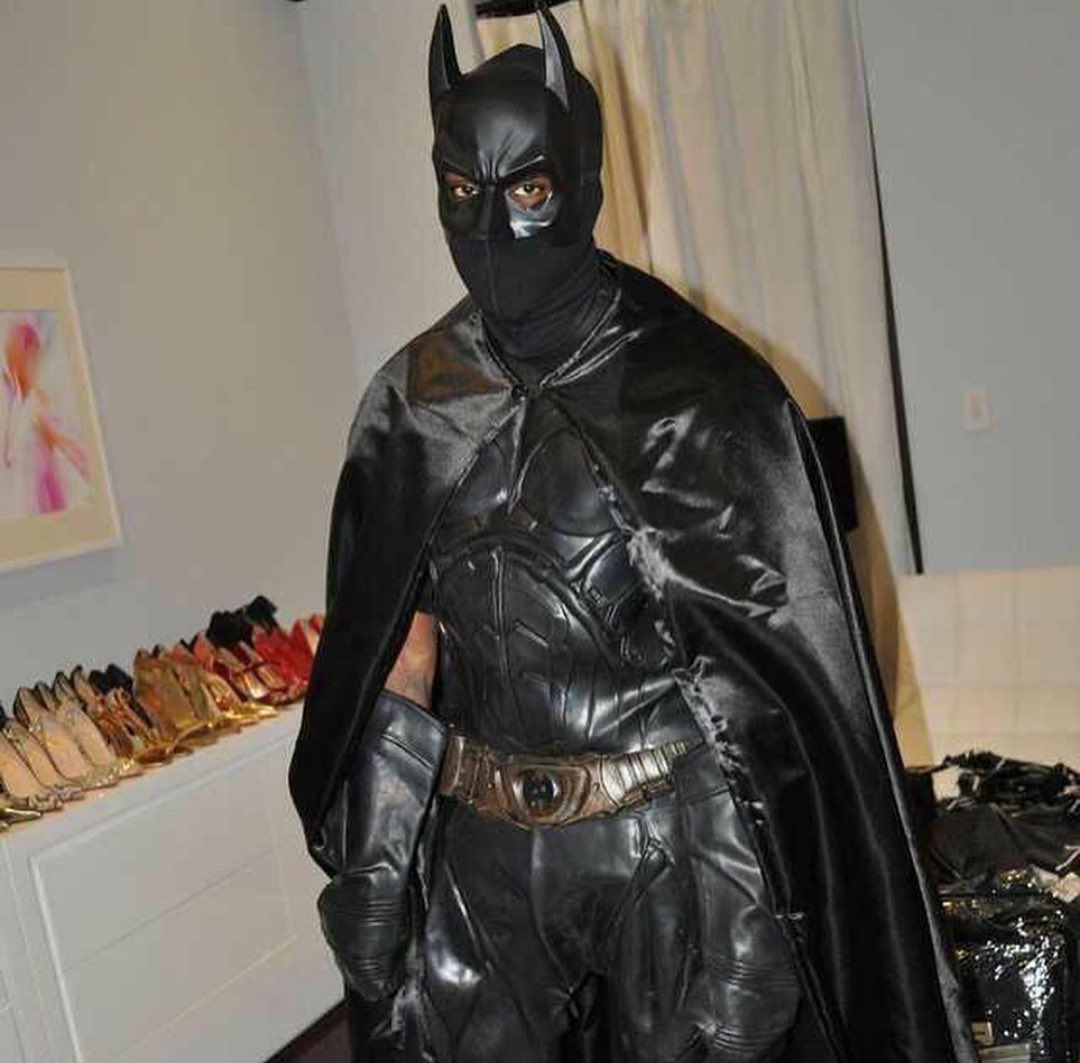 Rappers dressed like superheroes/ villains, a thread:Kanye West as Batman: