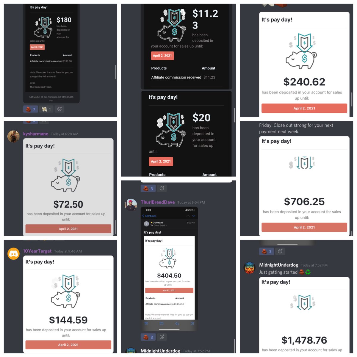 ItsAlessi0's tweet photo. Some of the payouts in the affiliate grandmasters this week

And this is not only this week, it’s every week

Want to have results like this too?

You’ll learn it inside the affiliate grandmasters

Join us here👇🏻aff
https://t.co/fwgwTYKpKv

Not convinced? Keep reading👇🏻 https://t.co/cqtmZvE9AZ