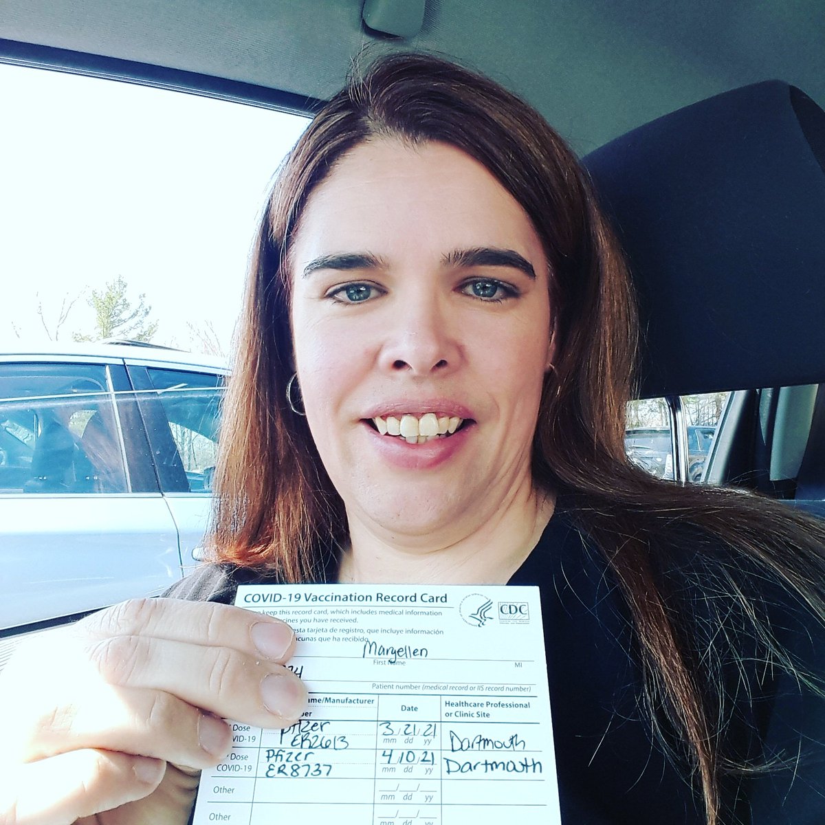 MaryEllen74's tweet photo. 2nd #Pfizer done π
Thank you scientists and healthcare workers!!! π¬#PfizerVaccination #GetVaccinated #MADPH #curative https://t.co/ktMotqa1d5