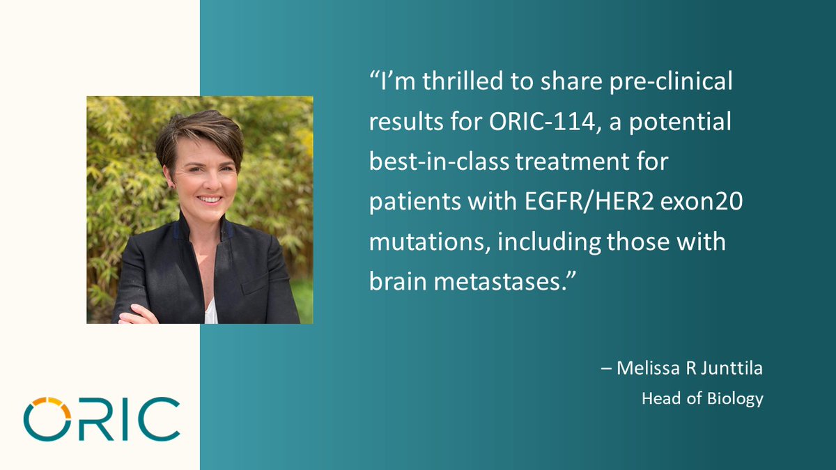 ORIC Pharmaceuticals tweet media