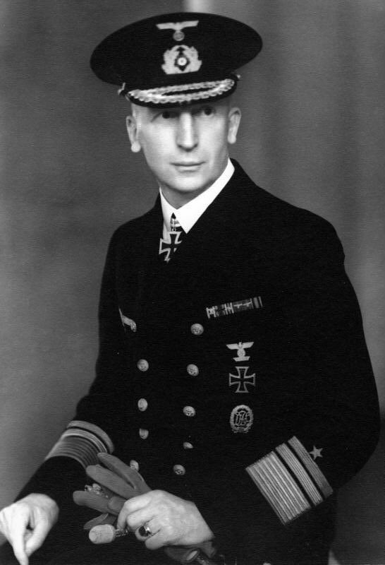 Rear Admiral Schmundt (pictured) took the Bergen force back to Germany but had to leave Königsberg behind as the ship’s machinery was playing up & required repair, much to her Captain’s (Heinrich Ruhfus) displeasure