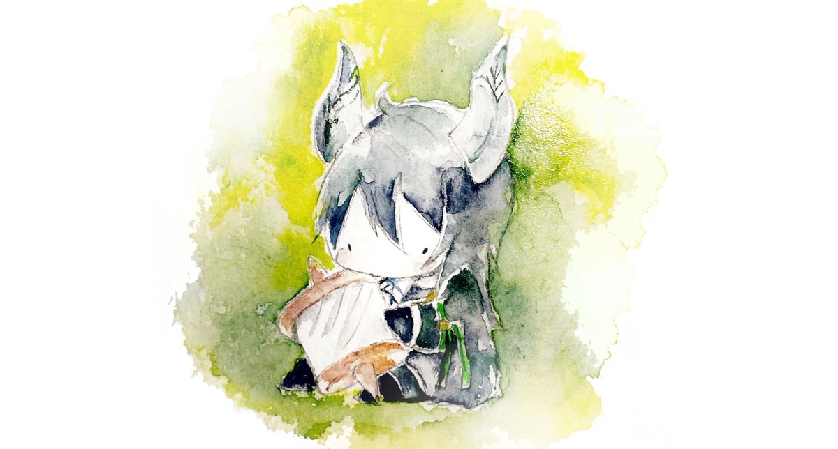 「実はひそかに描いた事がありました 」|晴/作業中のイラスト