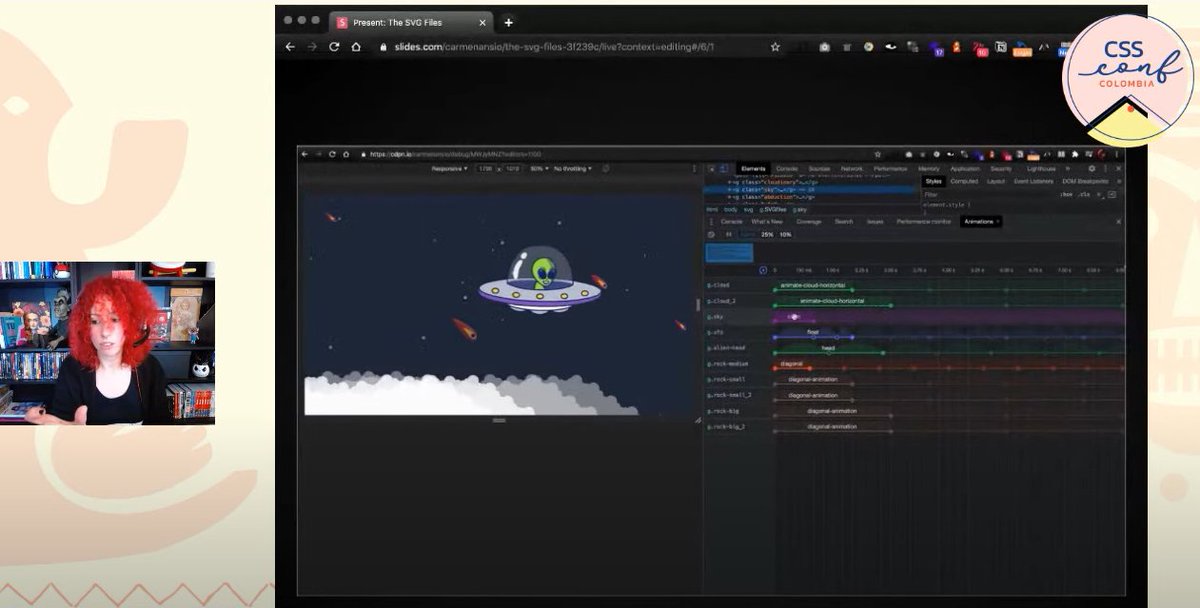 je_mapau's tweet photo. Cómo hacer debug de animaciones SVG desde el navegador!!!🤯😎
Únanse 👉 https://t.co/2sIO6cBwDY
#CSSLovers #cssconfco #CSS https://t.co/qlxiDIDoM2