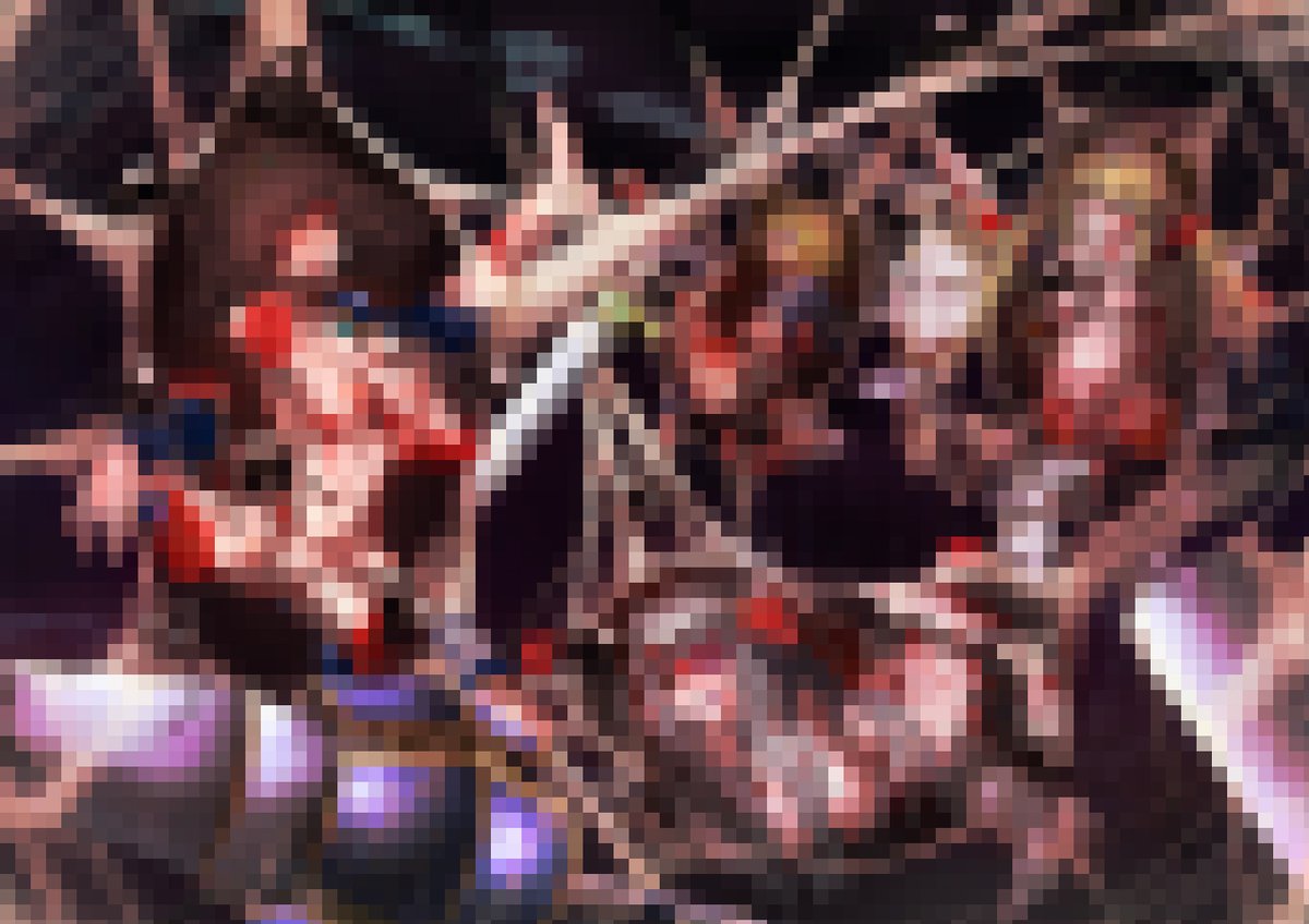 fantia更新しました！
fantia.jp/posts/679479

☠超絶グロ注意☠

BadEnd【蜘蛛の保存食】原画を先行公開いたしました!

大型の蜘蛛の魔物に破れたリヨナ達一行は、身体を切り刻まれて繭へと閉じ込められ…

※応援プラン以上特典ありです😉

#ハードリョナ #Gore #リョナクエ #リョナモンクエスト