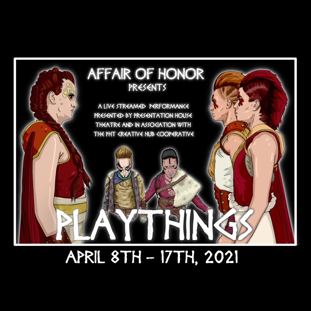 Our animator <a href="/MyNewLifeOnMars/">My New Life On Mars</a> made our opening credits and this wonderful promo.  #theatre #animation #playthings #godsofwar #GreekMythology 
4 more shows left <a href="/PHTheatre/">Presentation House Theatre</a>