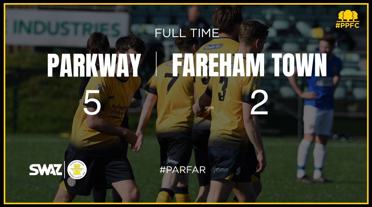 Plymouth Parkway FC (@plymouthpfc) on Twitter photo FULL TIME βοΈ
π‘ 5-2 π΄β«οΈ
After the little 10 minute wobble we did enough to get the job done
Wishing <a href="/farehamtownfc/">Fareham Town FC</a> a safe trip back home to Hampshire
Same time, same place next week?
Thinking of you Callum π Stay strong mate πͺ
#PARFAR
#RoundOurWay
<a href="/swsportsnews/">South West Sports News</a> FULL TIME βοΈ
π‘ 5-2 π΄β«οΈ
After the little 10 minute wobble we did enough to get the job done
Wishing <a href="/farehamtownfc/">Fareham Town FC</a> a safe trip back home to Hampshire
Same time, same place next week?
Thinking of you Callum π Stay strong mate πͺ
#PARFAR
#RoundOurWay
<a href="/swsportsnews/">South West Sports News</a>