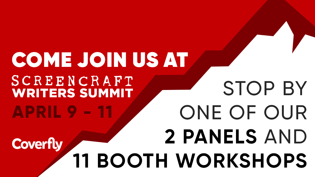 Coverfly's tweet image. If you're at the #ScreenCraftSummit, join us for our panel about Screenwriting Competitions and Fellowships. Today at 1pm PST @screencrafting

Featuring @Diversoorg, @PAGEawards, @Slamdance, @austinfilmfest, @TBLaunchPad, @CAPEUSA @TheAcademy and @sundanceorg !
