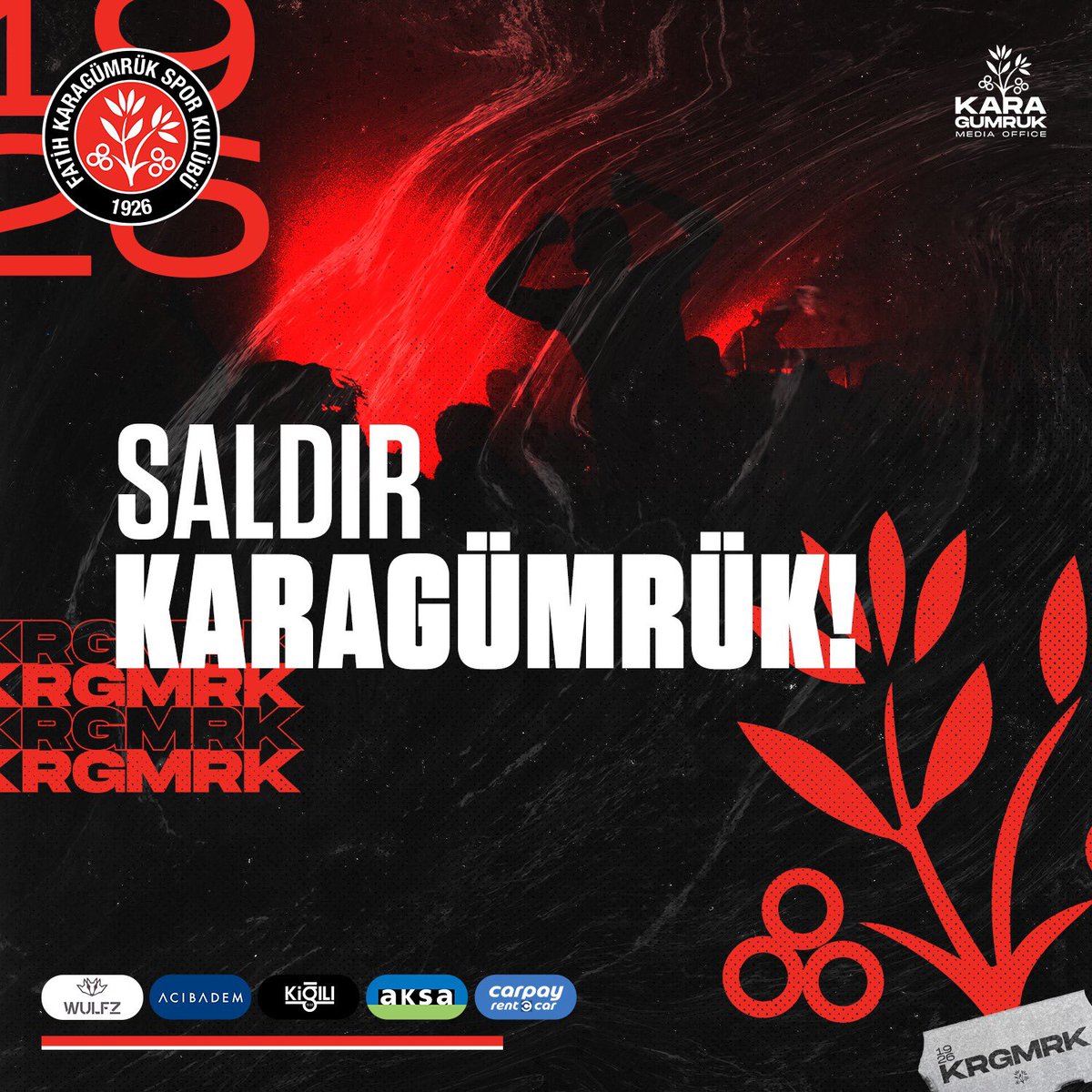 karagumruk_sk's tweet photo. Maç başladı! 🔴⚫️

Galatasaray - Karagümrük

#EfsaneyeTanıkOl 
#KaragümrükGeldi https://t.co/I8pKgAaaN3