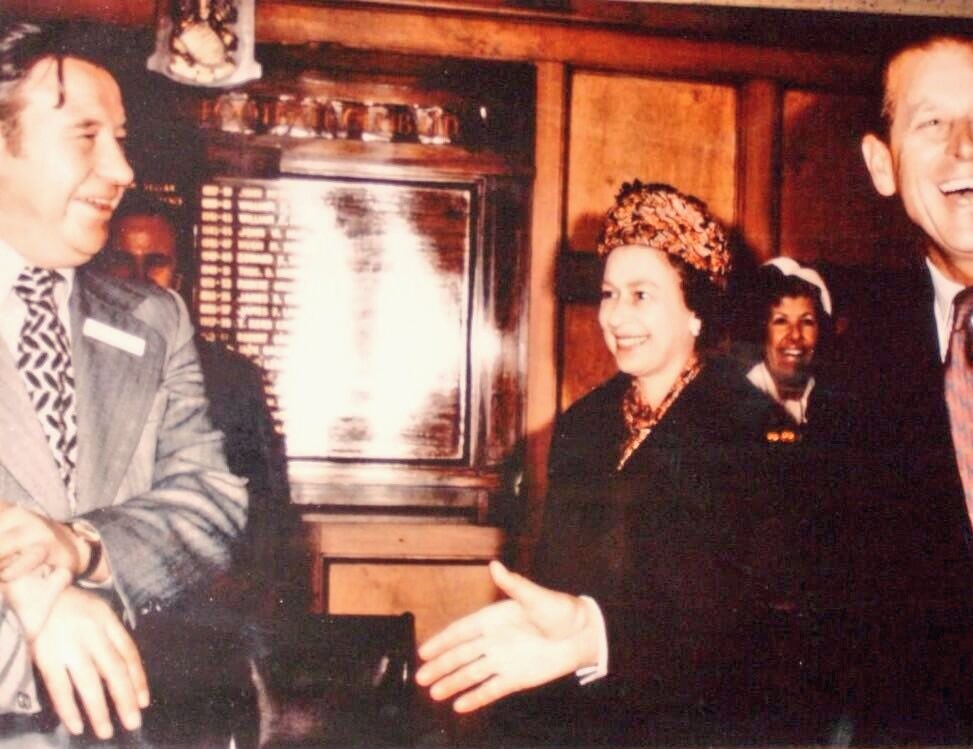 📸 PIC OF THE DAY: His Royal Highness, The Duke of Edinburgh meeting Willie Waddell in 1977.