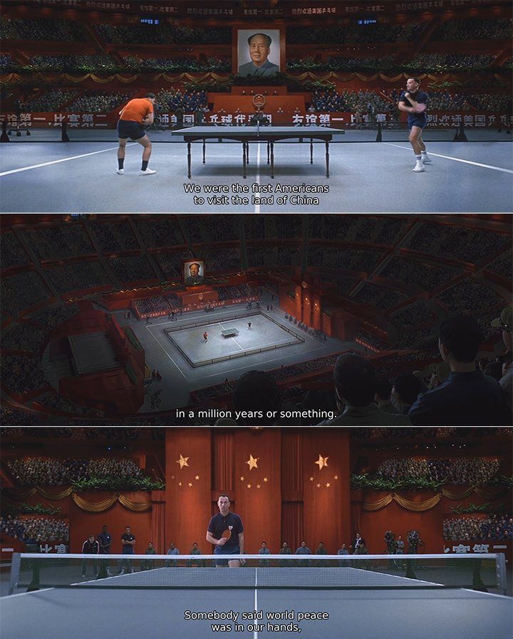 poignée Devine Réunion ping pong diplomacy forrest gump jouet Des légumes Écrivain