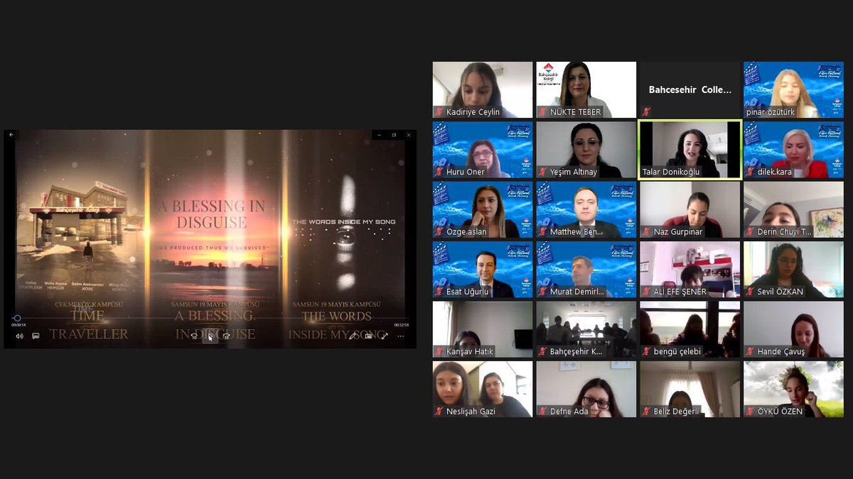 🎥 Bahçeşehir Koleji 3'üncü Kısa Film Festivali ödül törenindeyiz.Heyecanla sonuçların açıklanmasını bekliyoruz❤️💙
<a href="/BKkarsiyaka/">Bahçeşehir Koleji Karşıyaka Kampüsü</a>