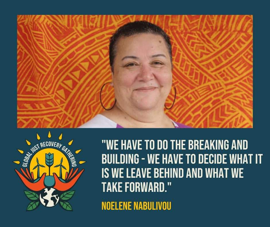 I can just sit the whole day and listen to the wisdom & knowledge that flows from @noelenen.  ❤

#GlobalJustRecoveryGathering 
#WomenDefendtheCommons #ClimateJusticeNow