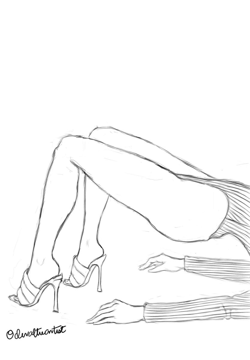 oderatheartist's tweet photo. "Butt Bridge in my Missguided Brown Padded High Heel Mules" 👠
.
#art #buttbridge #fashionillustration #missguided #mules #graphic #digital #myart #oderatheartist

Sketch.                          Completed. https://t.co/mTAqKwezdW