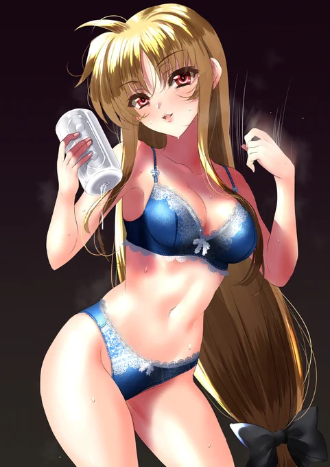 フェイトと結婚して搾り取られたい(*'ω`)
#見た人も無言でエロい金髪美少女貼れ 