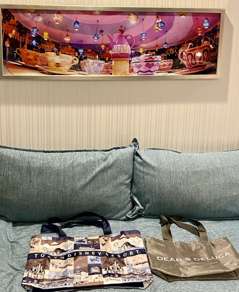 Yuka ディズニーリゾートの 新しいエコバッグ 大きめ Deen Delucaのlより 1まわり大きい マチがありたくさん入るのに 軽くてめちゃ便利 おすすめです ディズニーランド エコバック