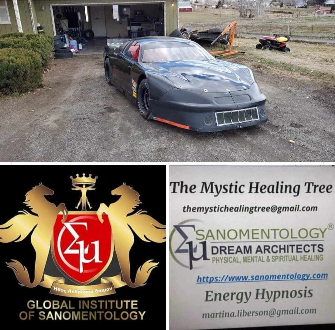 Next week see the start of the speedway racing season in America. 

This amazing car will be sporting the branding of Sanomentology as well as The Mystic Healing Tree and Energy Hypnosis. 

If the car is as fast as the brands it supports, then it's gonna win all it's races!