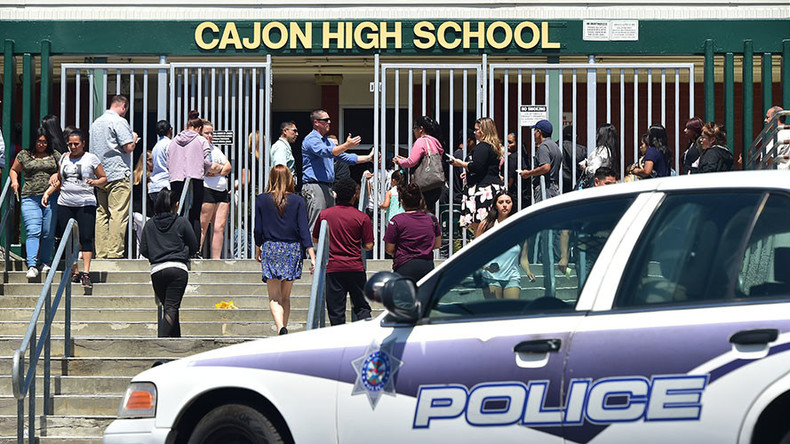 SBCUSDPOLICE's tweet image. Today, our #DistrictPoliceTeam pause in a moment of silence in rememberance along with our Chief, @SBSPDjpaulino for our students &amp;amp; staff impacted by the tragic events of the #NorthParkSchoolShooting that occurred on April 10, 2017. We will #NeverForget